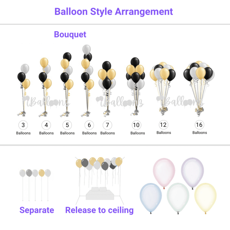Pastel Crystal See-Through Helium Balloon • iBalloonz.com - Balloon ...