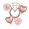 proposal balloons wedding balloons will you marry me balloons iballoonz