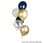 CHROME GOLD & MIDNIGHT BLUE